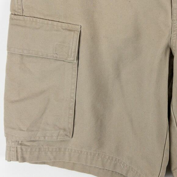 Sonoma Canas Cargo Shorts Men's 32x10 Relaxed Fit Bermuda Khaki Enzyme-Wash - Picture 6 of 11